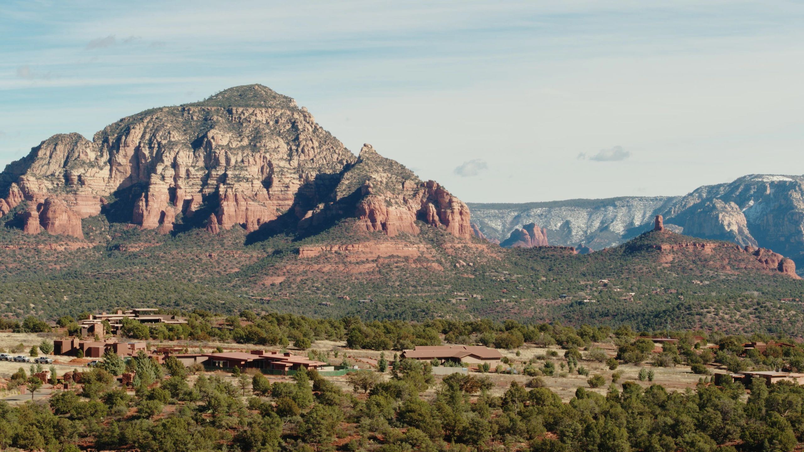 Sedona red rock landscape near the resort